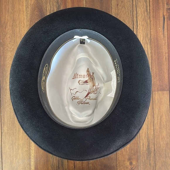 Vintage Biltmore Golden Pheasant Velour black hat - Picture 6 of 9